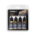 Vallejo 77268 - Farb-Set, TMM Arcane Gold (4 x 18 ml)
